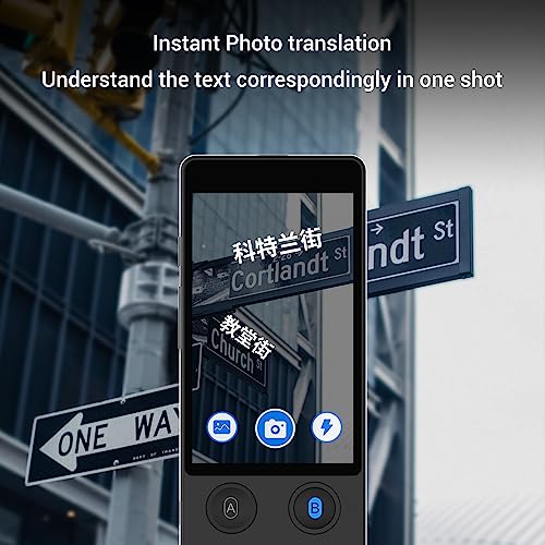 ANFIER Language Translator Device No WiFi Needed Instant Translator 2024 for 144 Languages and Accents AI Electronic Foreign Language Translators W10S